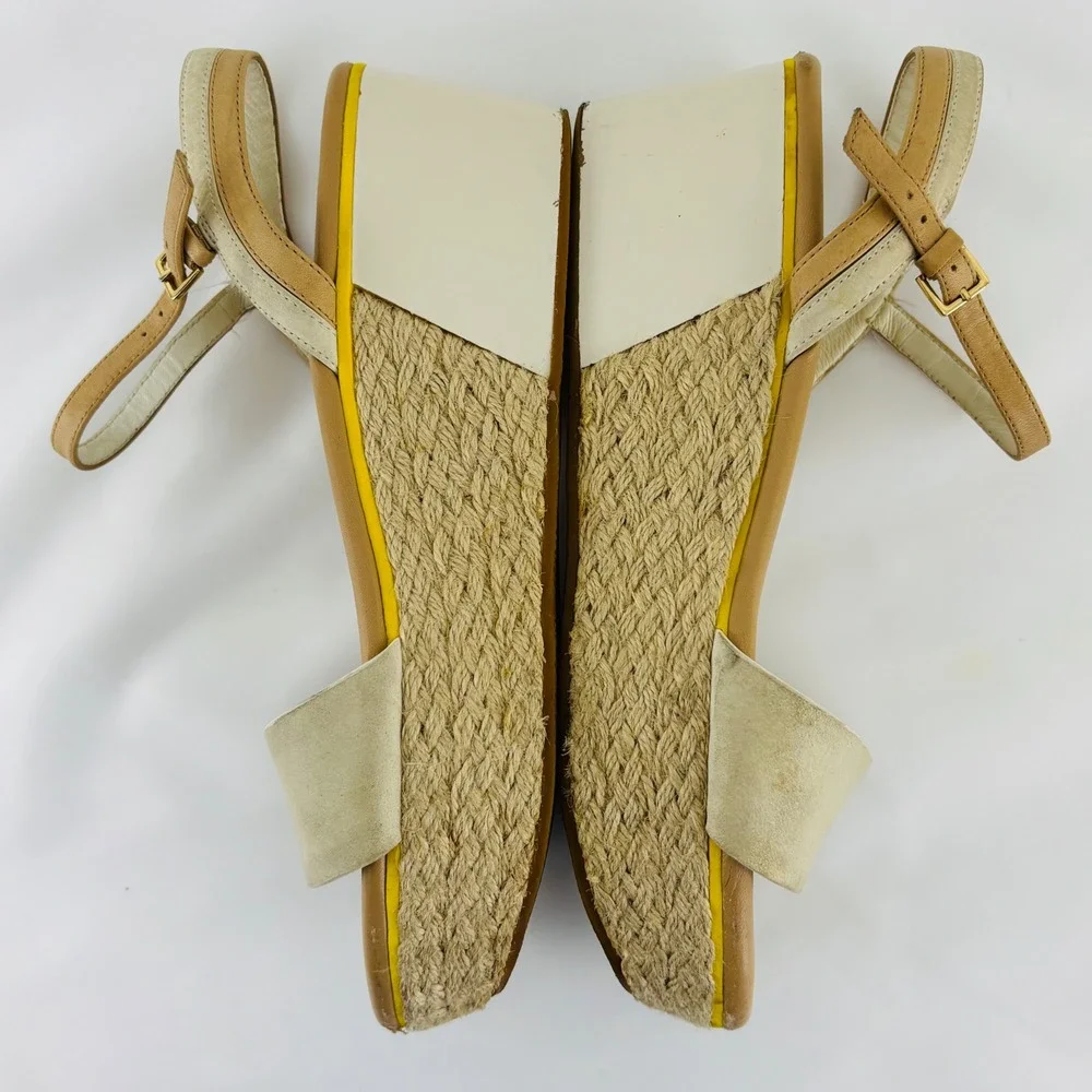 Cole Haan Women's Arden Platform Wedge Sandal Ivory, Size 8.5